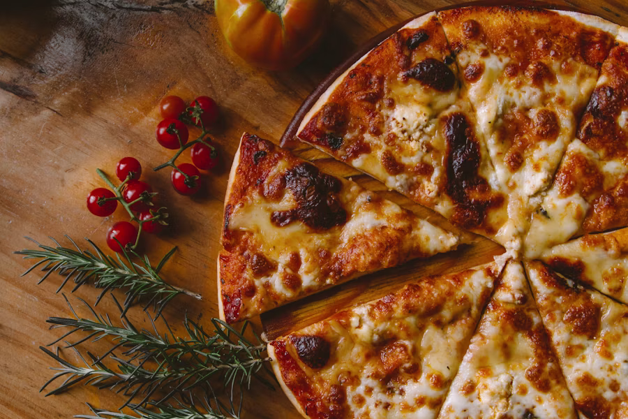 Wood-fired pizza